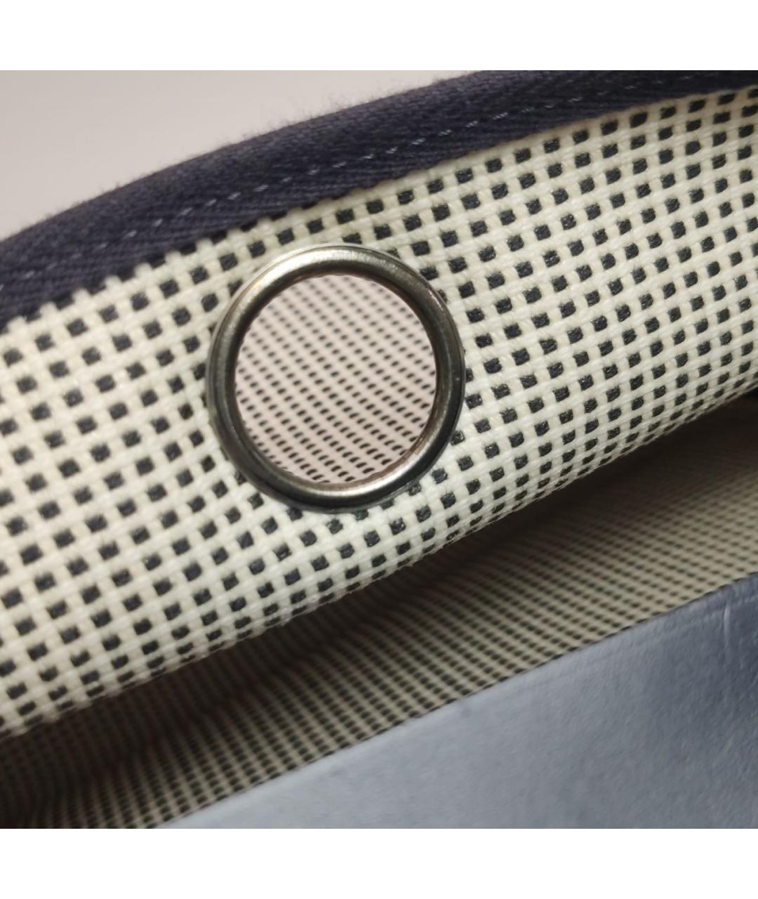 HERMES Серая тканевая сумка через плечо, фото 6