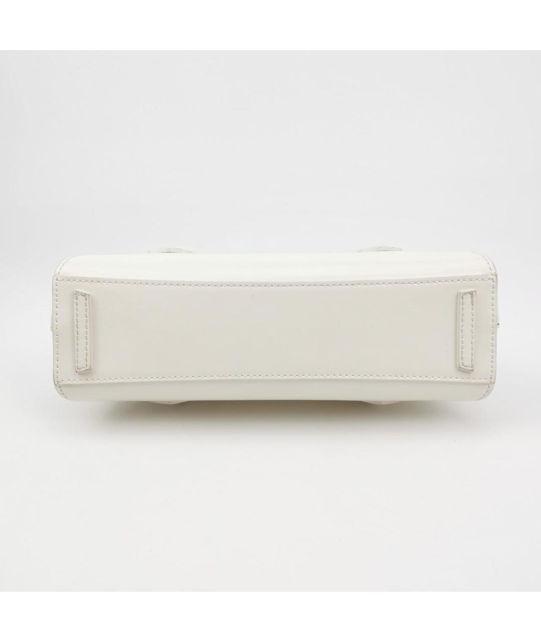 GIVENCHY Белая кожаная сумка через плечо, фото 5