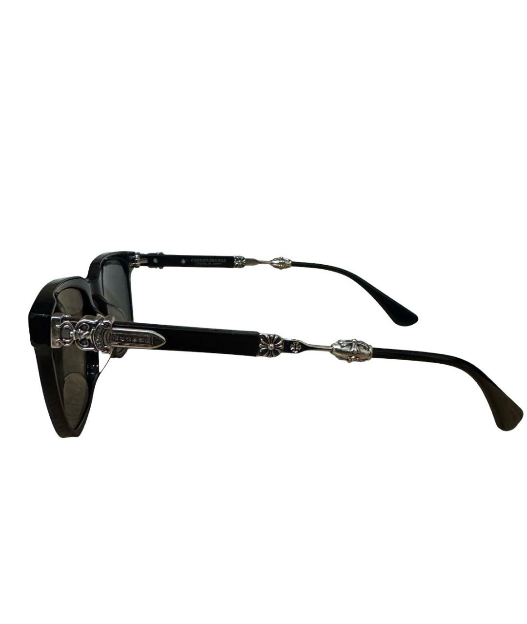 CHROME HEARTS Черные пластиковые солнцезащитные очки, фото 2