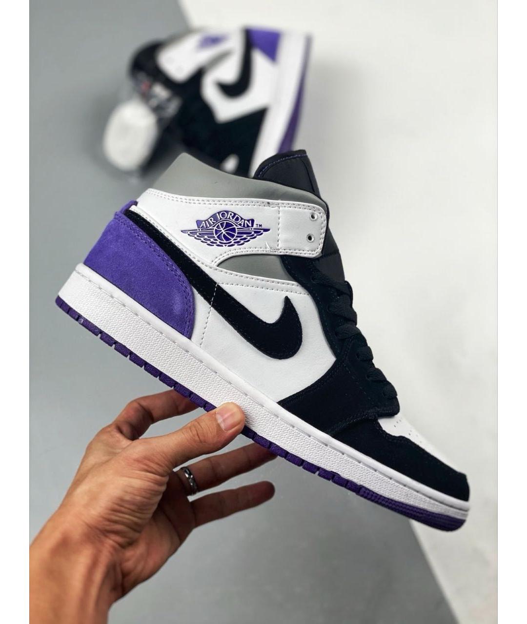 JORDAN Белые высокие кроссовки / кеды, фото 4