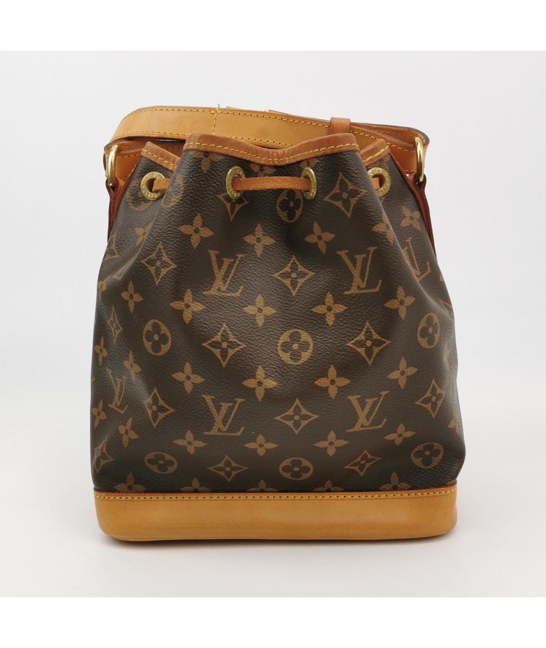 LOUIS VUITTON Коричневая кожаная сумка тоут, фото 4