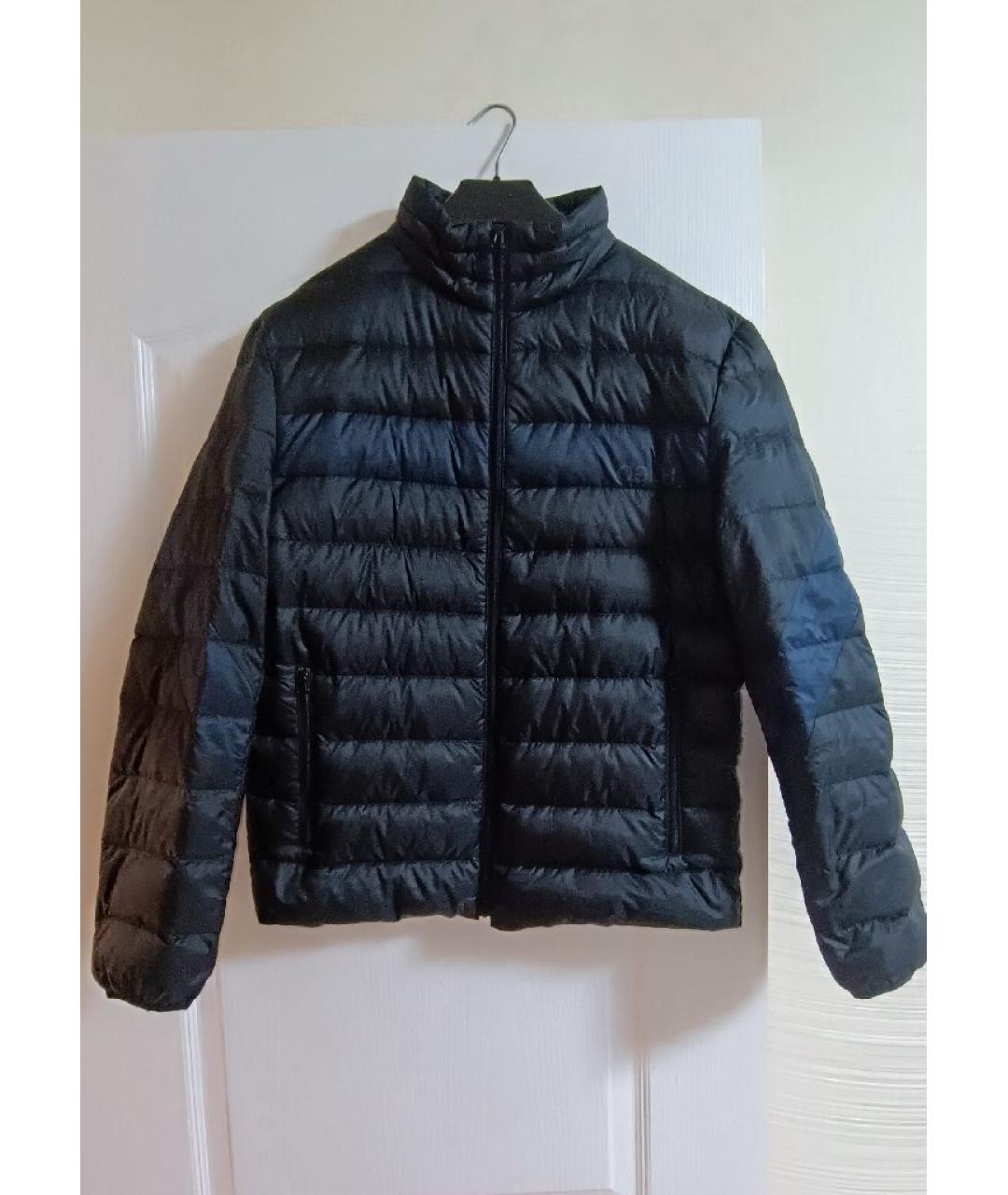 HUGO Черный полиэстеровый пуховик, фото 6