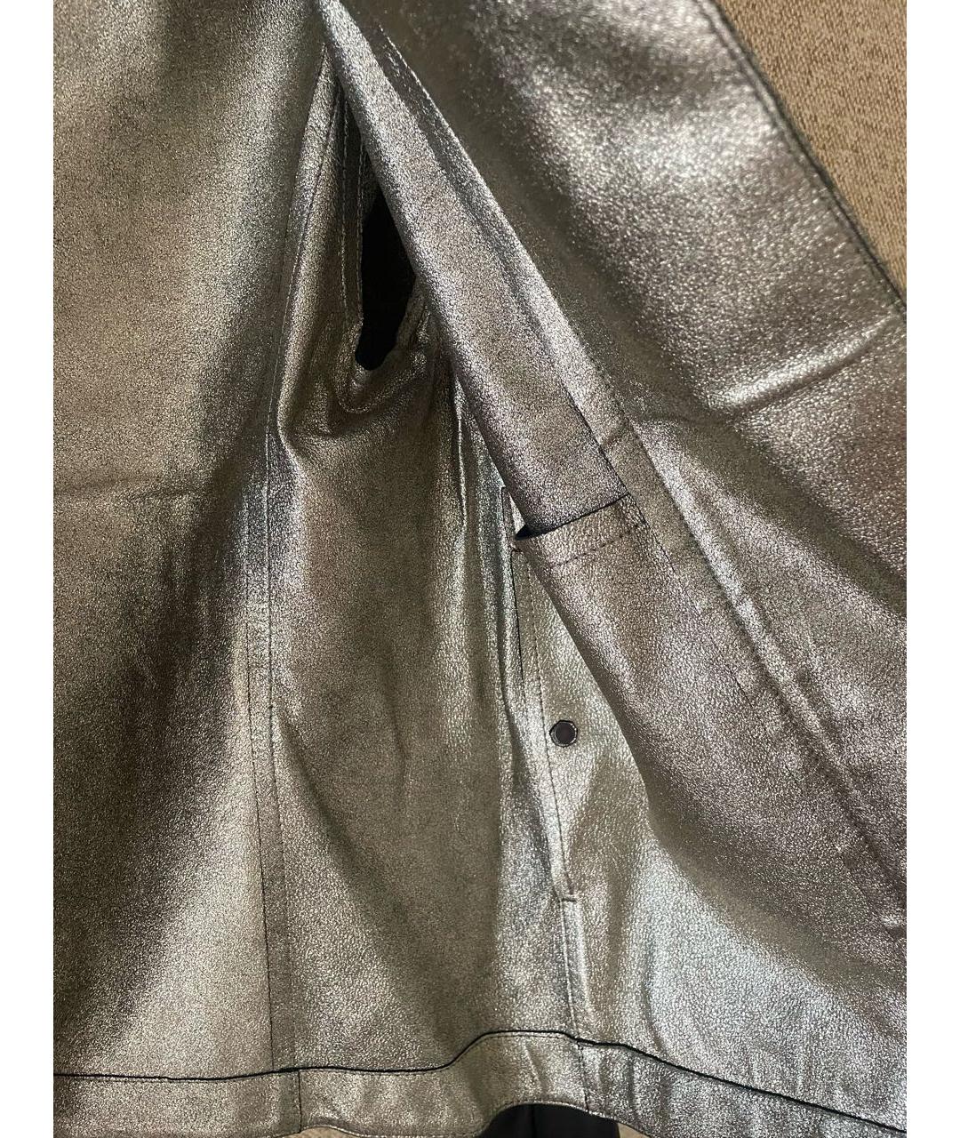 BRUNELLO CUCINELLI Черная кожаная куртка, фото 8