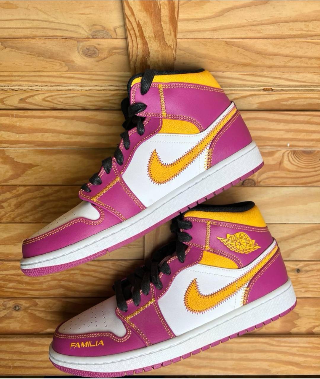 JORDAN Мульти кожаные кроссовки, фото 6