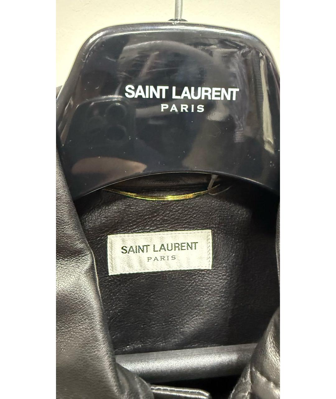 BALMAIN Черная кожаная куртка, фото 5