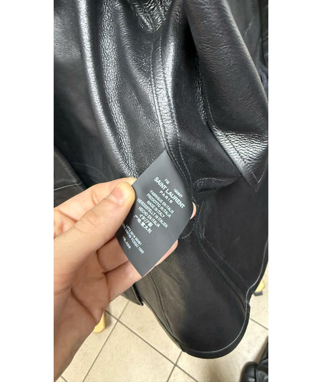 BALMAIN Черная кожаная куртка, фото 7