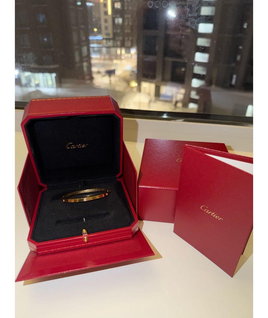 CARTIER Золотой браслет из желтого золота, фото 2