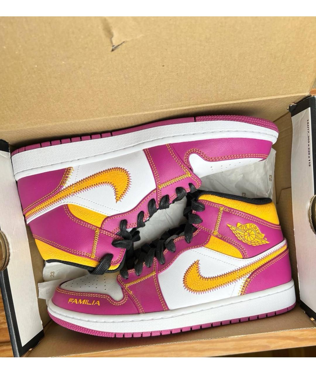 JORDAN Белые высокие кроссовки / кеды, фото 8