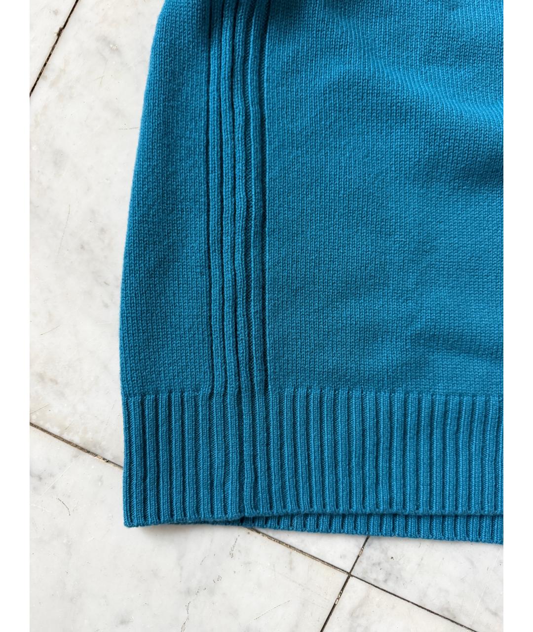 LORO PIANA Голубой кашемировый джемпер / свитер, фото 2