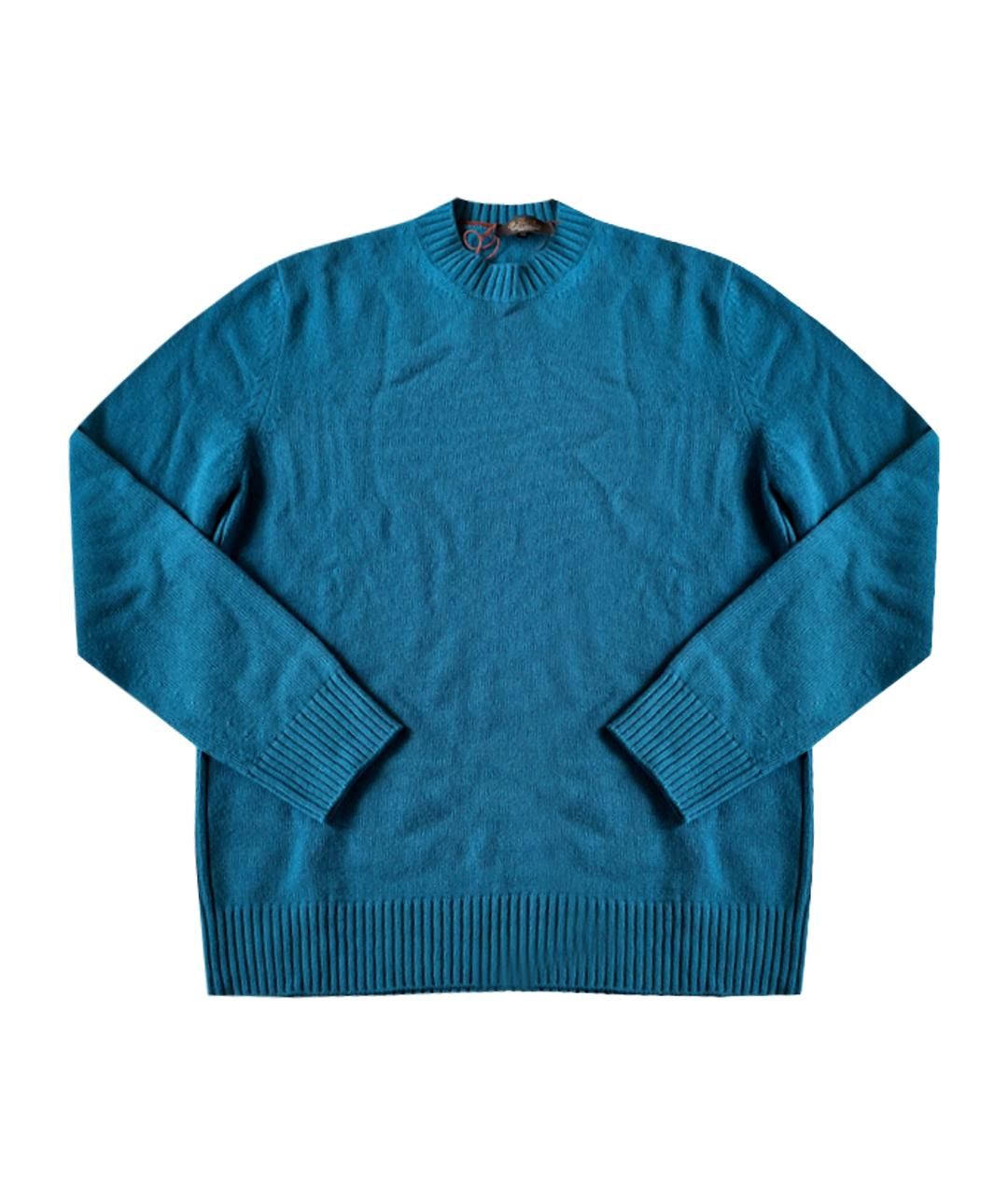 LORO PIANA Голубой кашемировый джемпер / свитер, фото 1