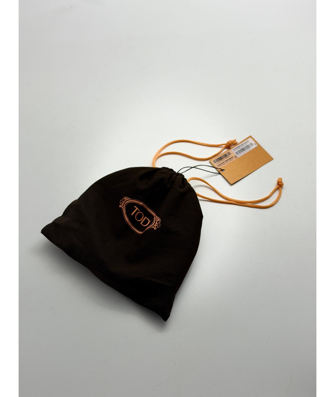 TOD'S Черный кожаный ремень, фото 2