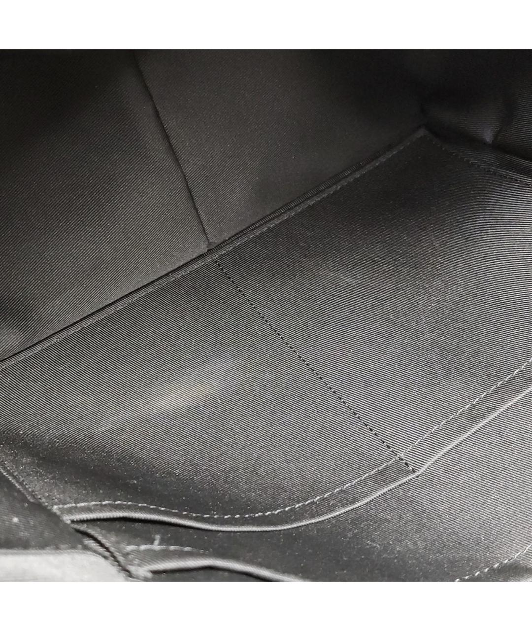 LOUIS VUITTON Черный кожаный рюкзак, фото 7