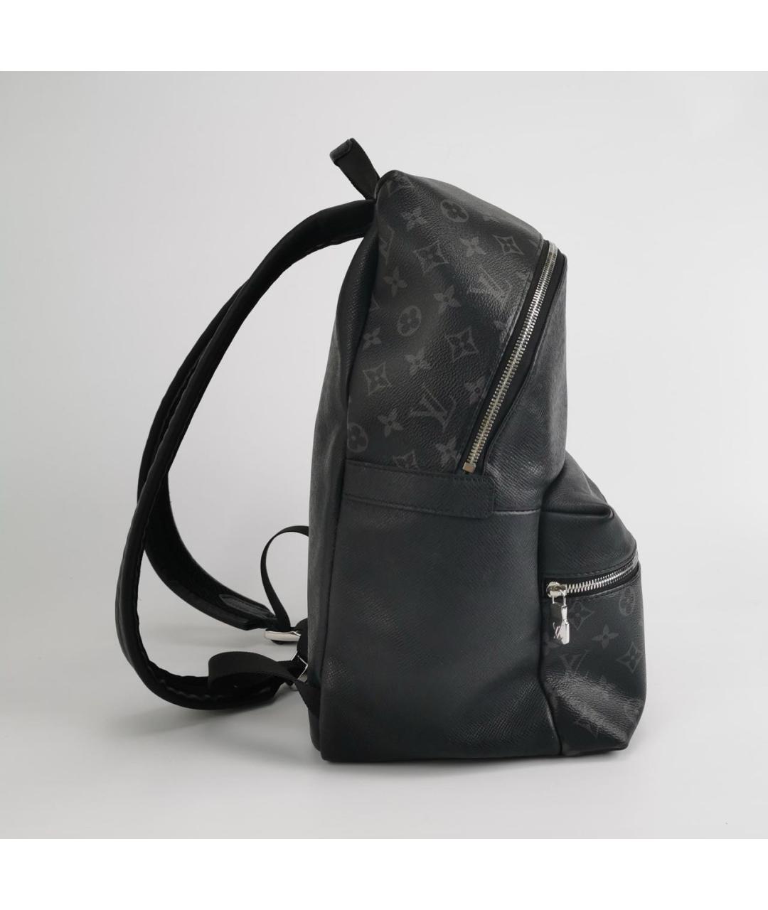 LOUIS VUITTON Черный кожаный рюкзак, фото 3