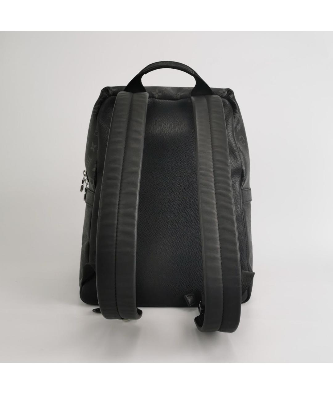 LOUIS VUITTON Черный кожаный рюкзак, фото 4