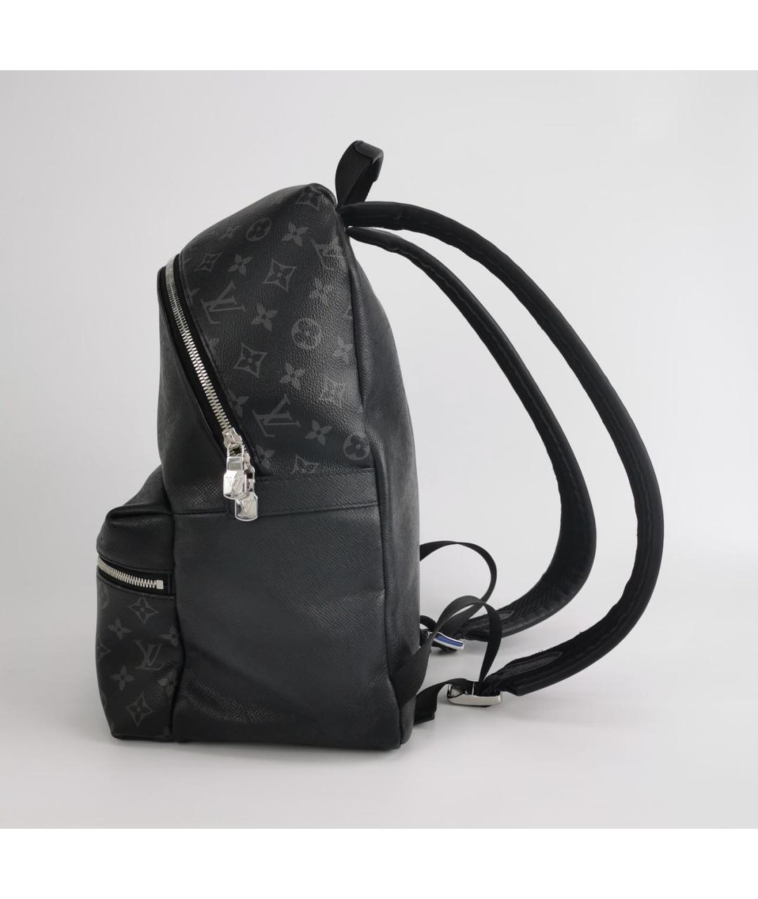 LOUIS VUITTON Черный кожаный рюкзак, фото 2