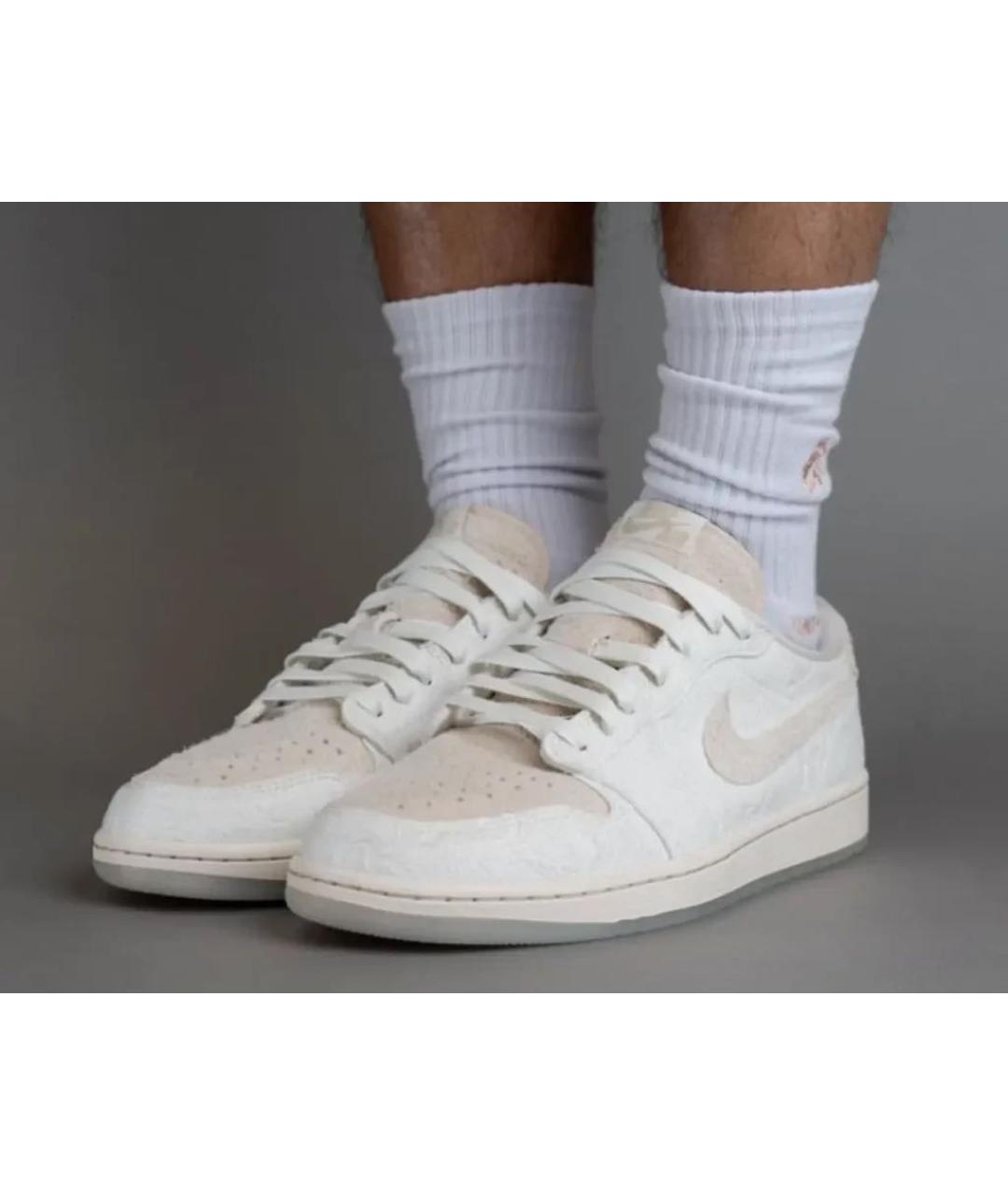 JORDAN Белые низкие кроссовки / кеды, фото 3