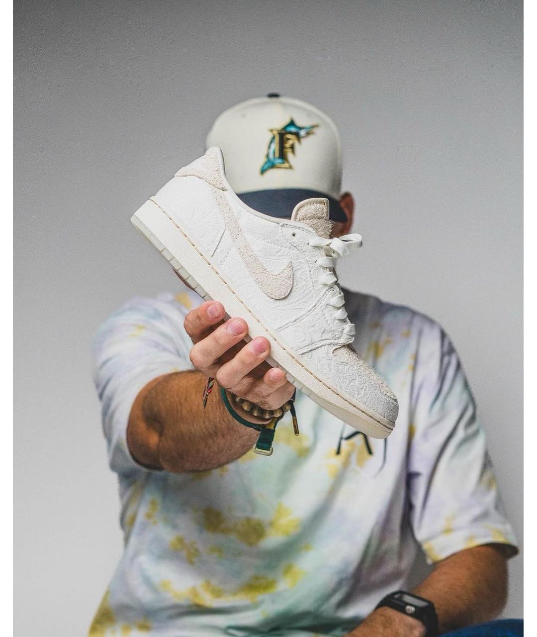 JORDAN Белые низкие кроссовки / кеды, фото 4