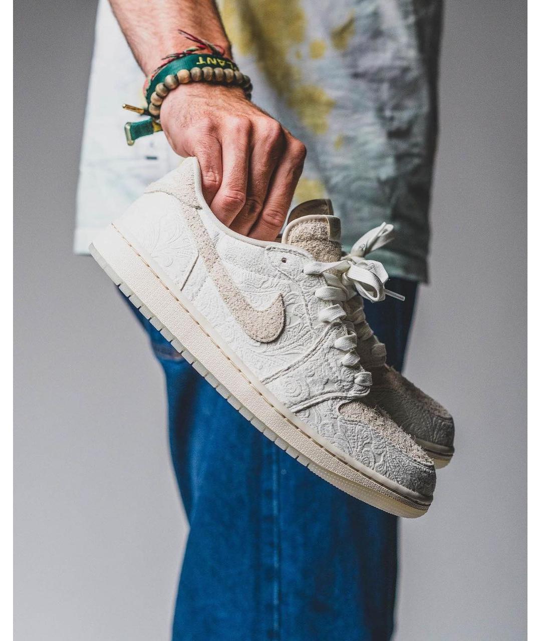 JORDAN Белые низкие кроссовки / кеды, фото 2