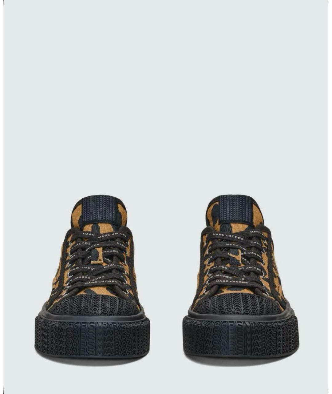 MARC JACOBS Коричневые текстильные кеды, фото 2