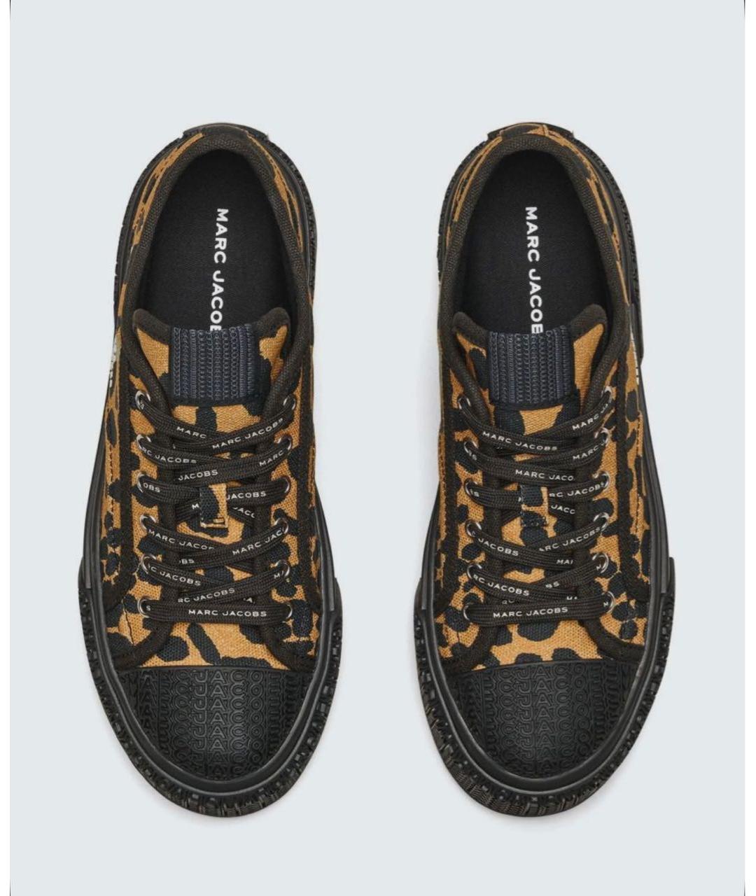 MARC JACOBS Коричневые текстильные кеды, фото 3