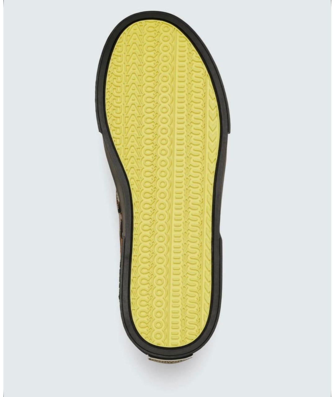 MARC JACOBS Коричневые текстильные кеды, фото 6