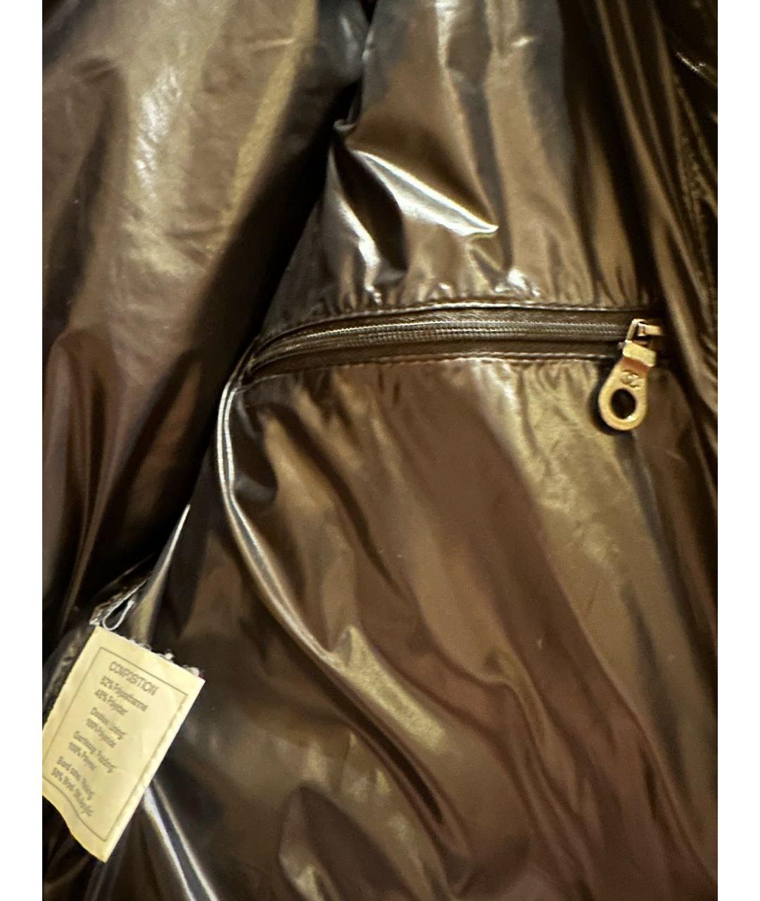 CHANEL Черная полиуретановая куртка, фото 6