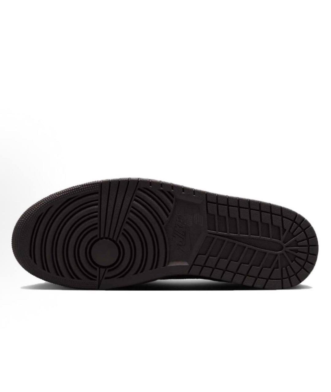 JORDAN Коричневые низкие кроссовки / кеды, фото 8