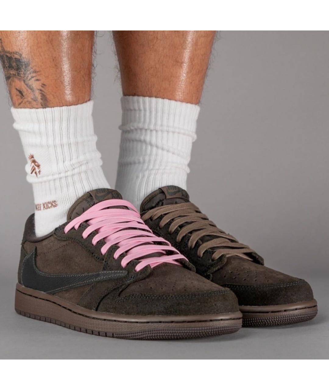 JORDAN Коричневые низкие кроссовки / кеды, фото 2