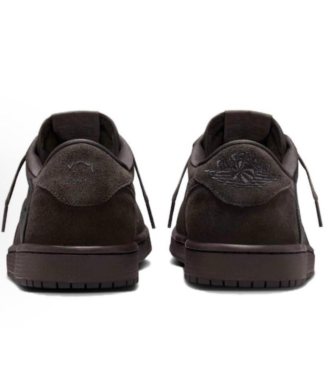 JORDAN Коричневые низкие кроссовки / кеды, фото 7