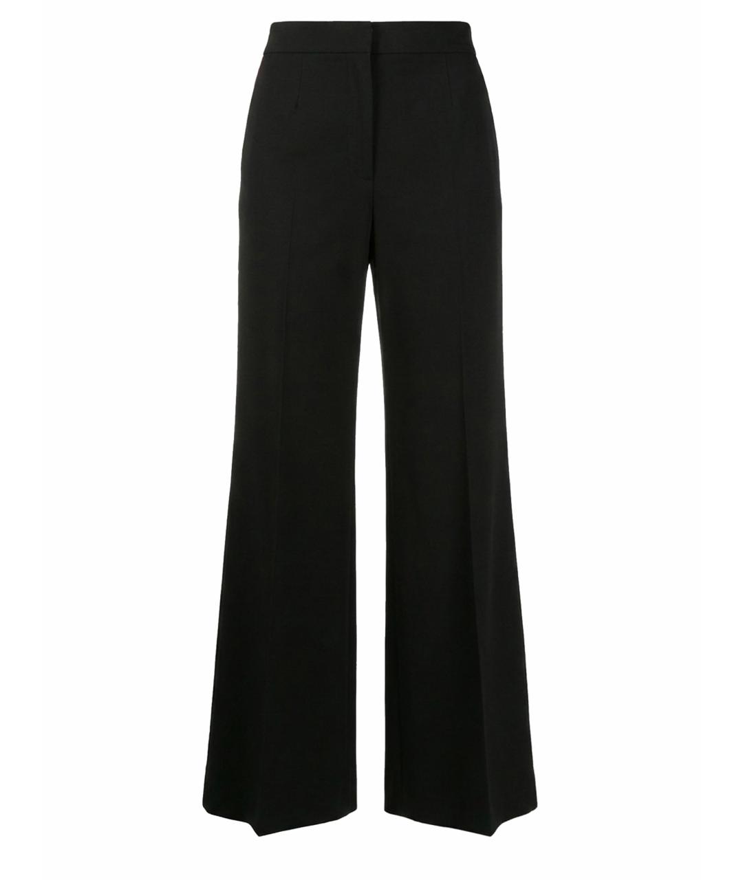 DOLCE&GABBANA Черные шерстяные брюки широкие, фото 1