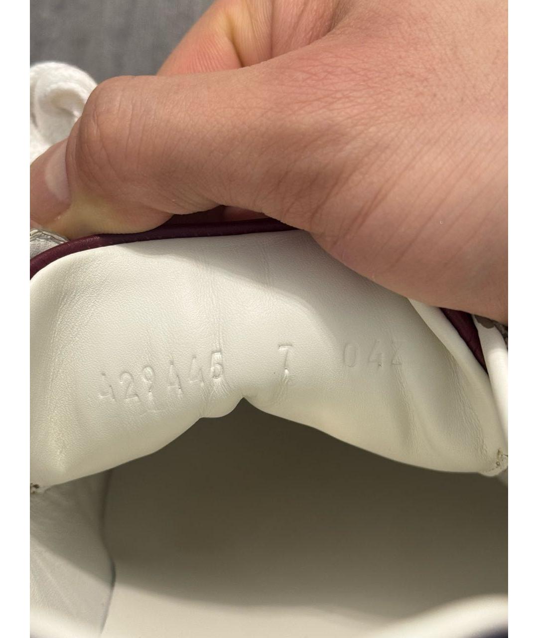 GUCCI Бежевые низкие кроссовки / кеды, фото 7