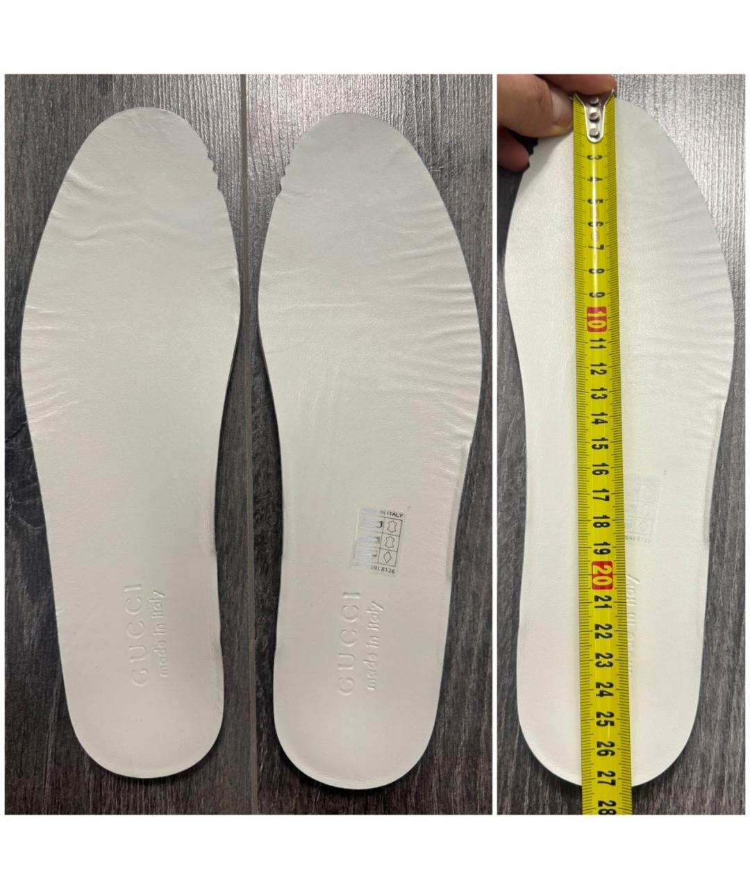 GUCCI Бежевые низкие кроссовки / кеды, фото 8