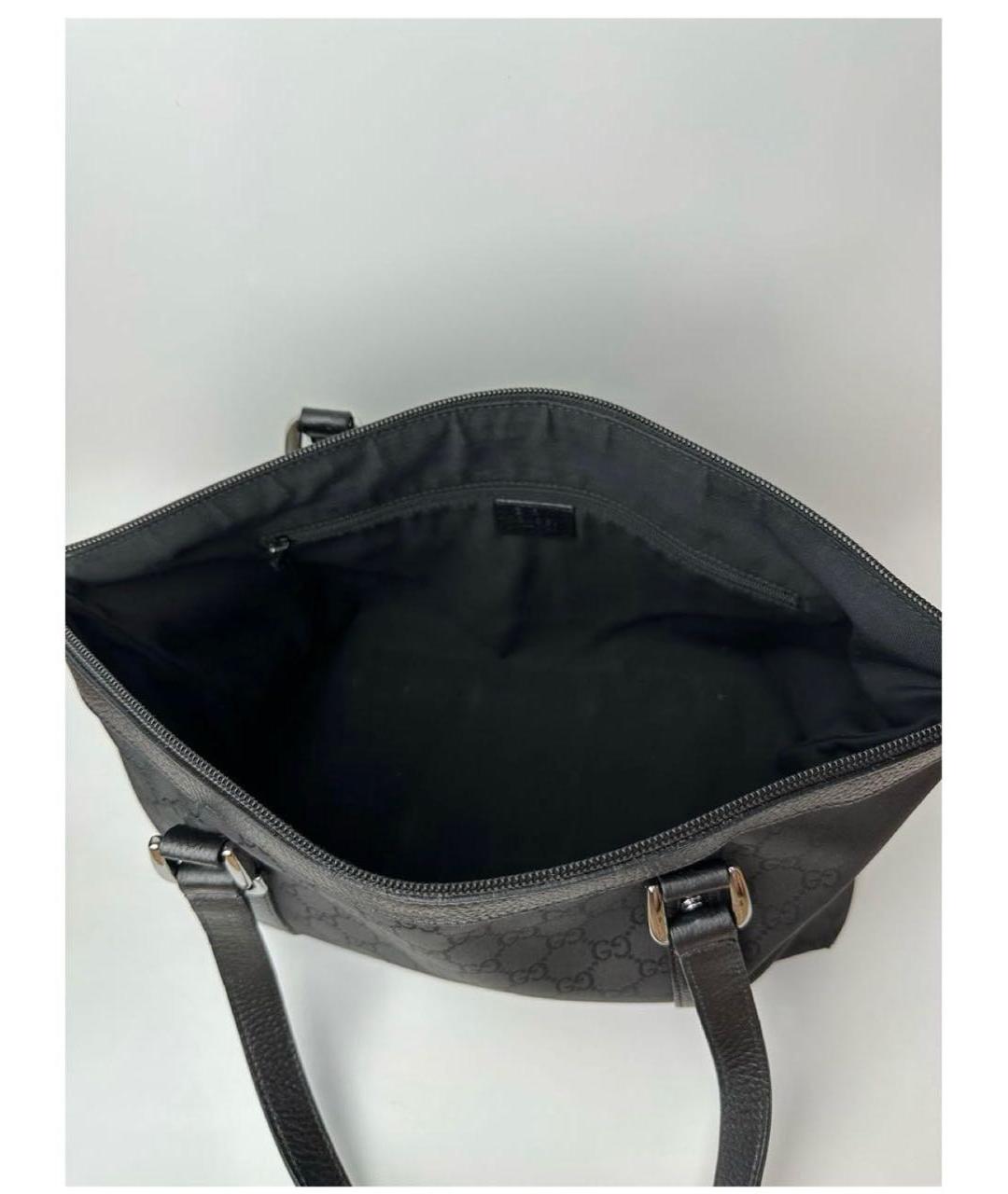 GUCCI Черная сумка тоут, фото 6