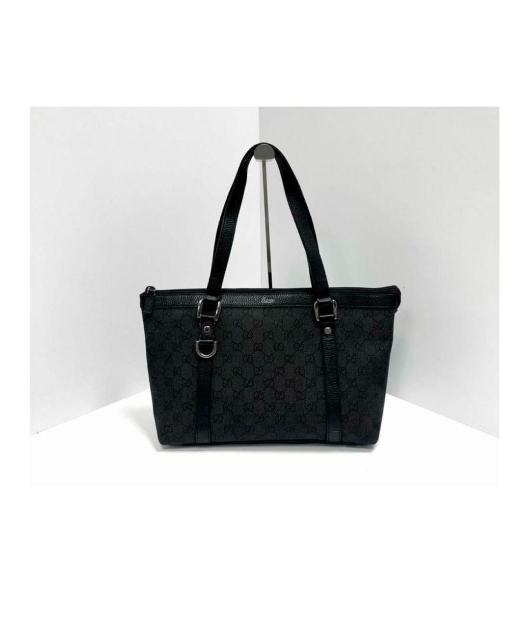 GUCCI Черная сумка тоут, фото 2