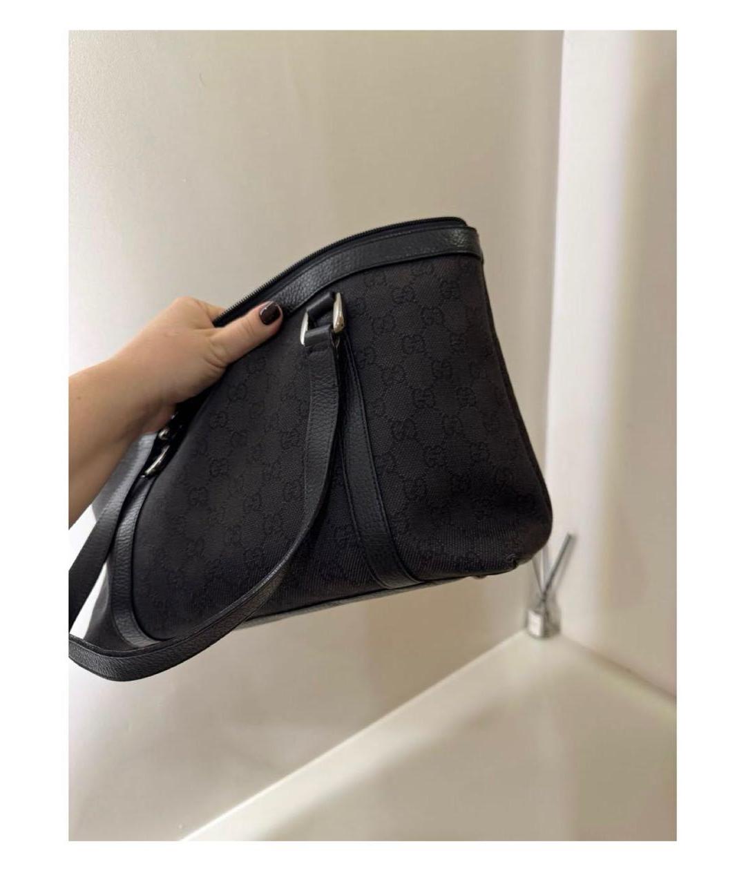 GUCCI Черная сумка тоут, фото 3