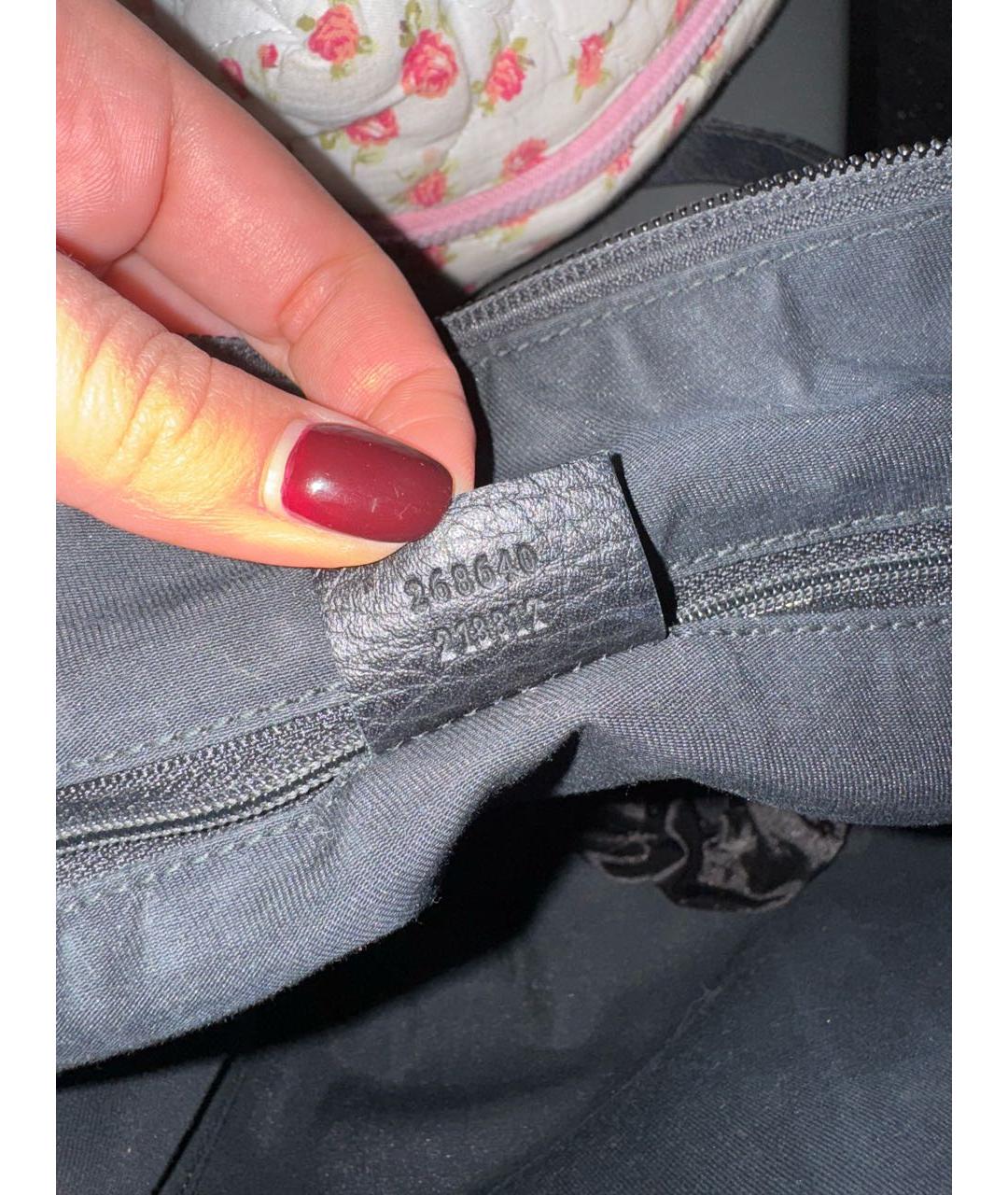 GUCCI Черная сумка тоут, фото 8