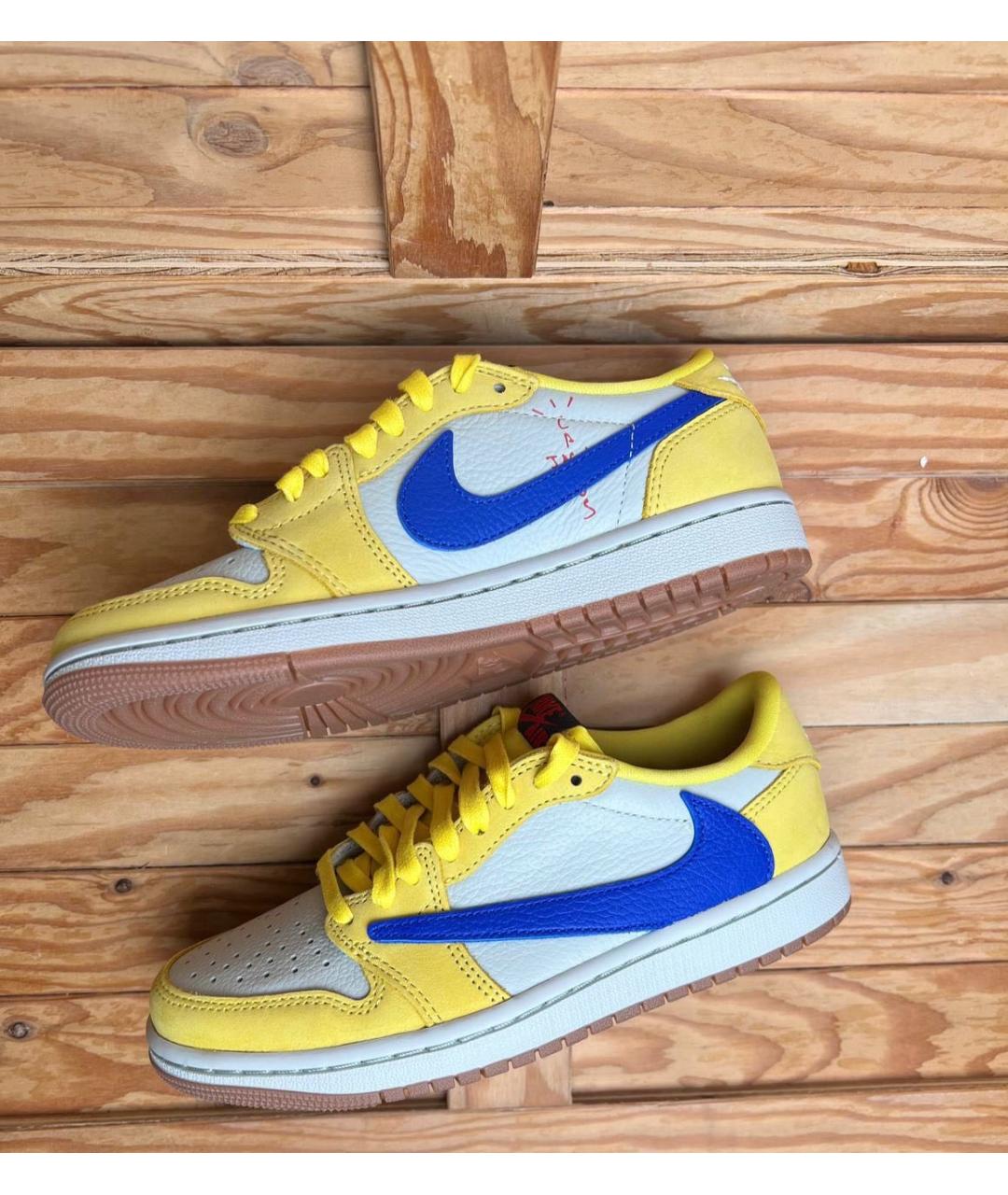 JORDAN Желтые кроссовки, фото 6