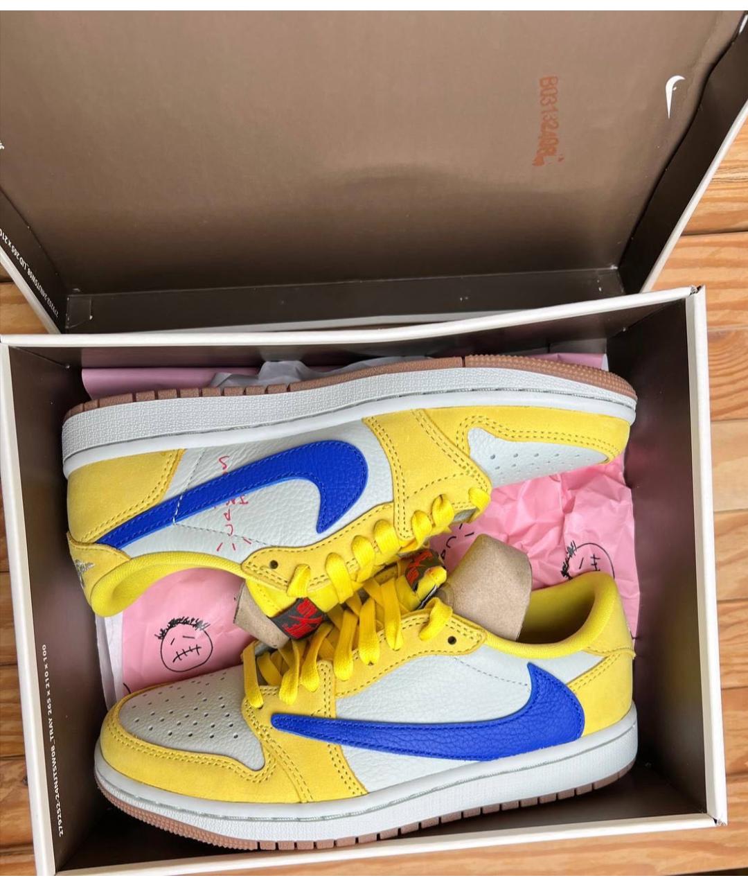 JORDAN Желтые кроссовки, фото 8