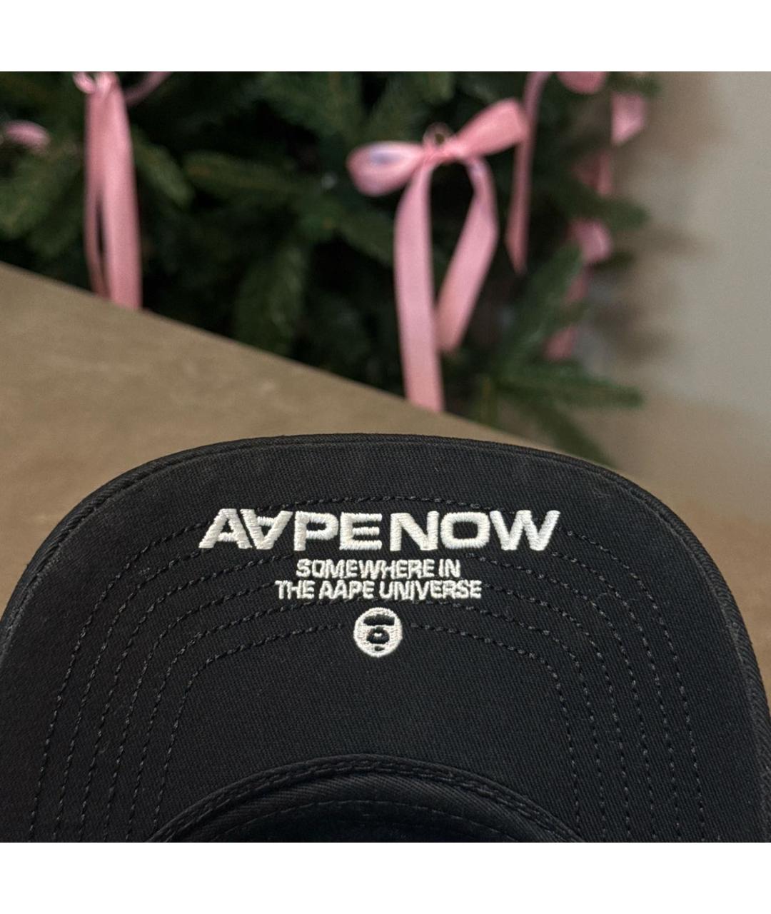 BAPE Черная хлопковая кепка/бейсболка, фото 3
