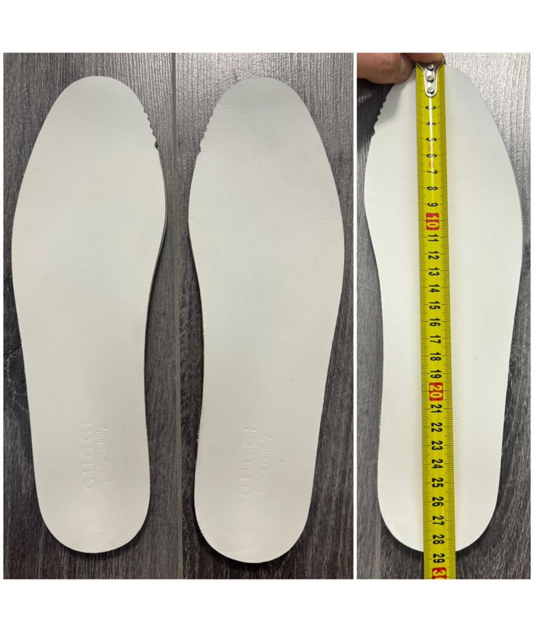 GUCCI Черные низкие кроссовки / кеды, фото 8