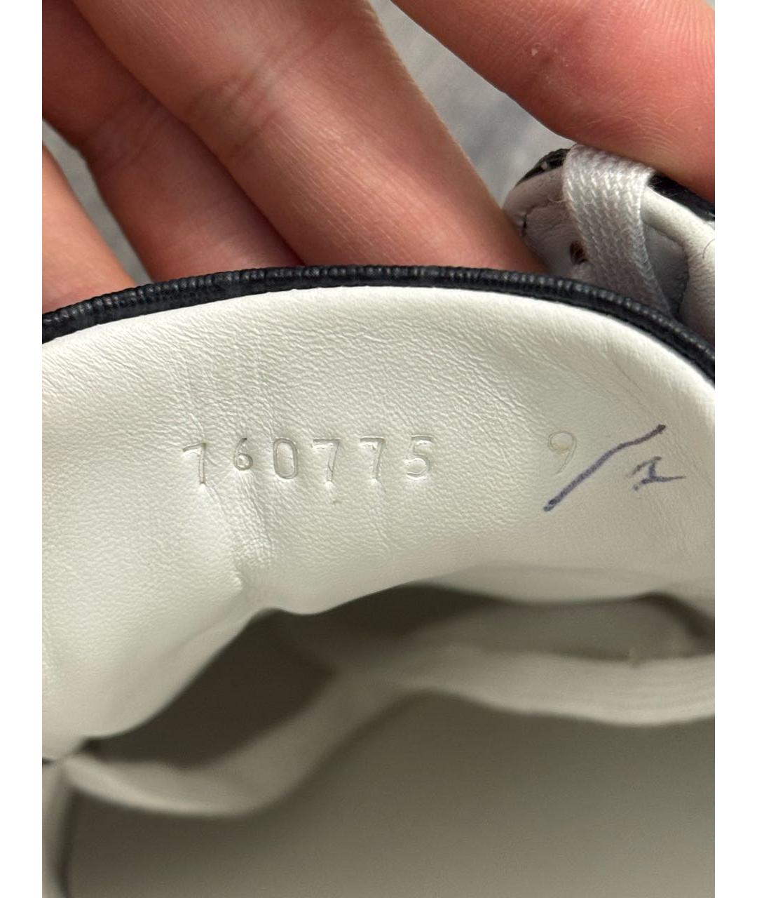 GUCCI Черные низкие кроссовки / кеды, фото 6