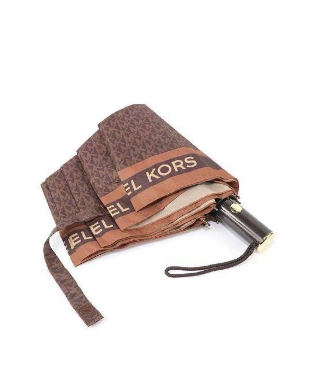 MICHAEL KORS Коричневый зонт, фото 5