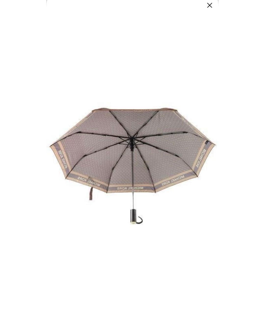 MICHAEL KORS Коричневый зонт, фото 3