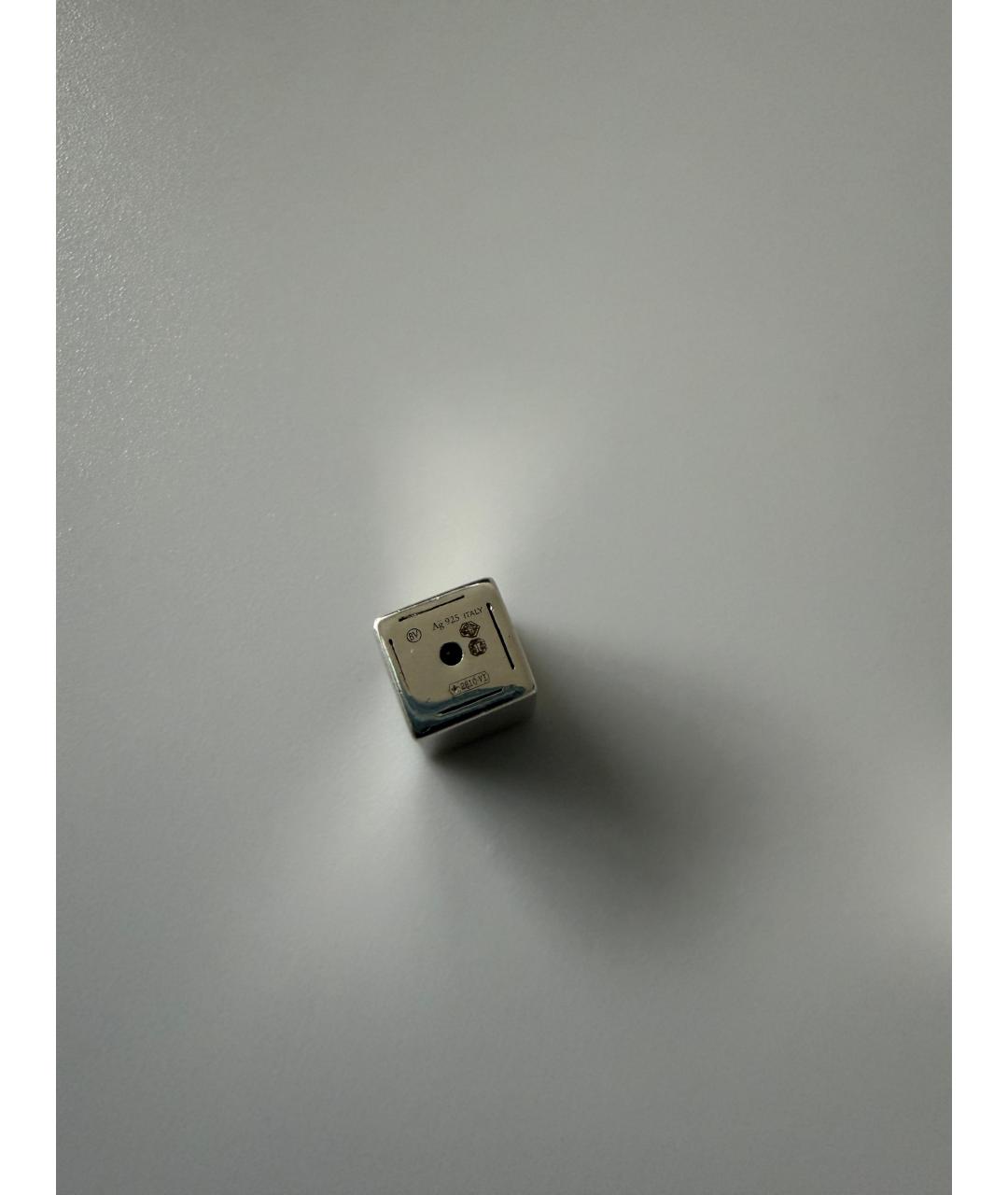 BOTTEGA VENETA Голубые серебряные серьги, фото 2