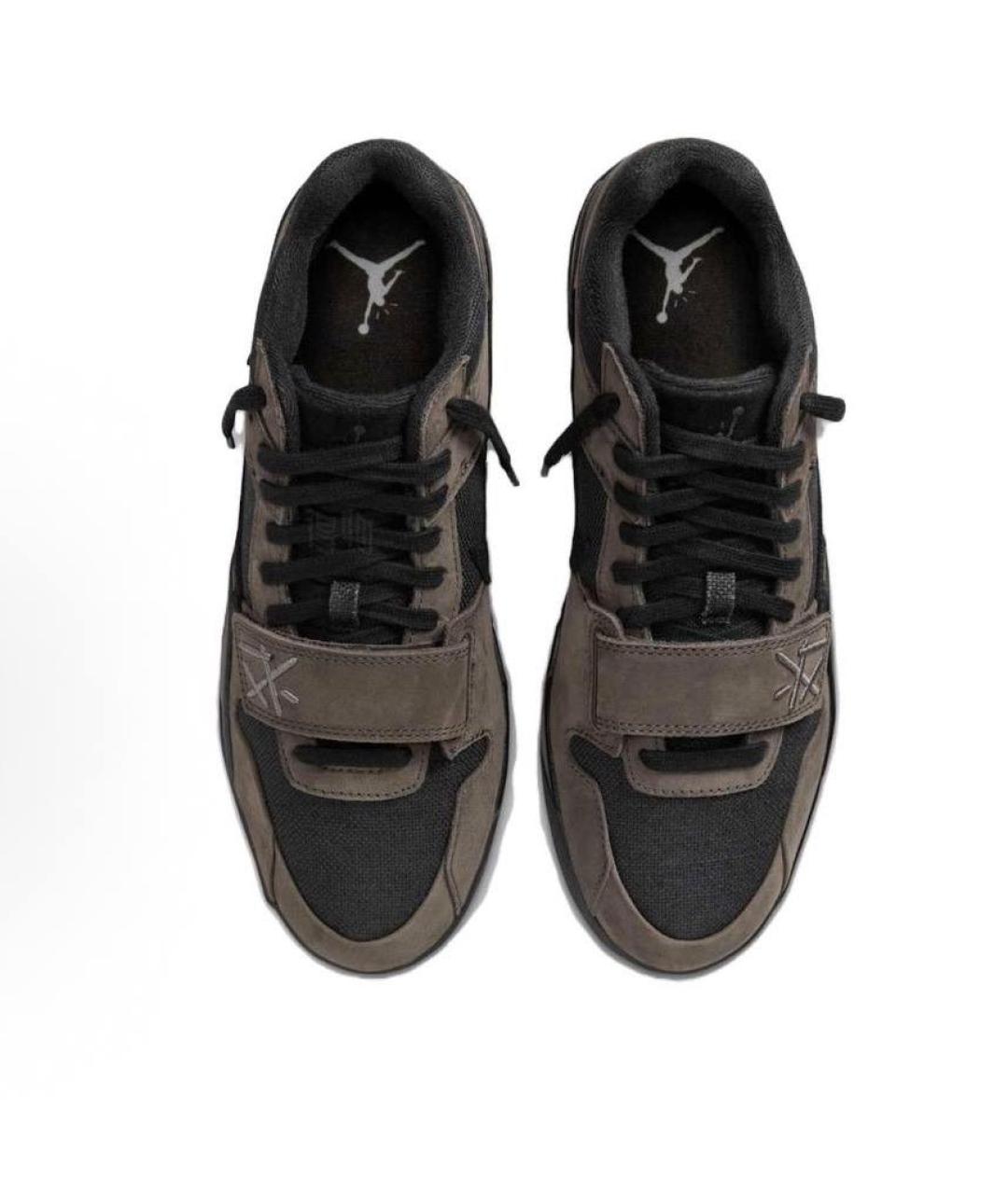 NIKE Коричневые низкие кроссовки / кеды, фото 4