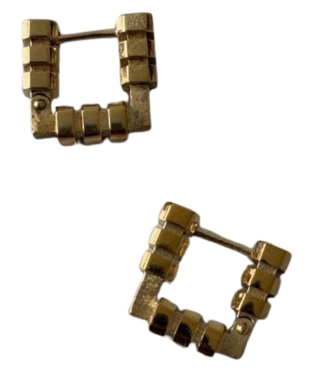 BOTTEGA VENETA Золотые серебряные серьги, фото 1