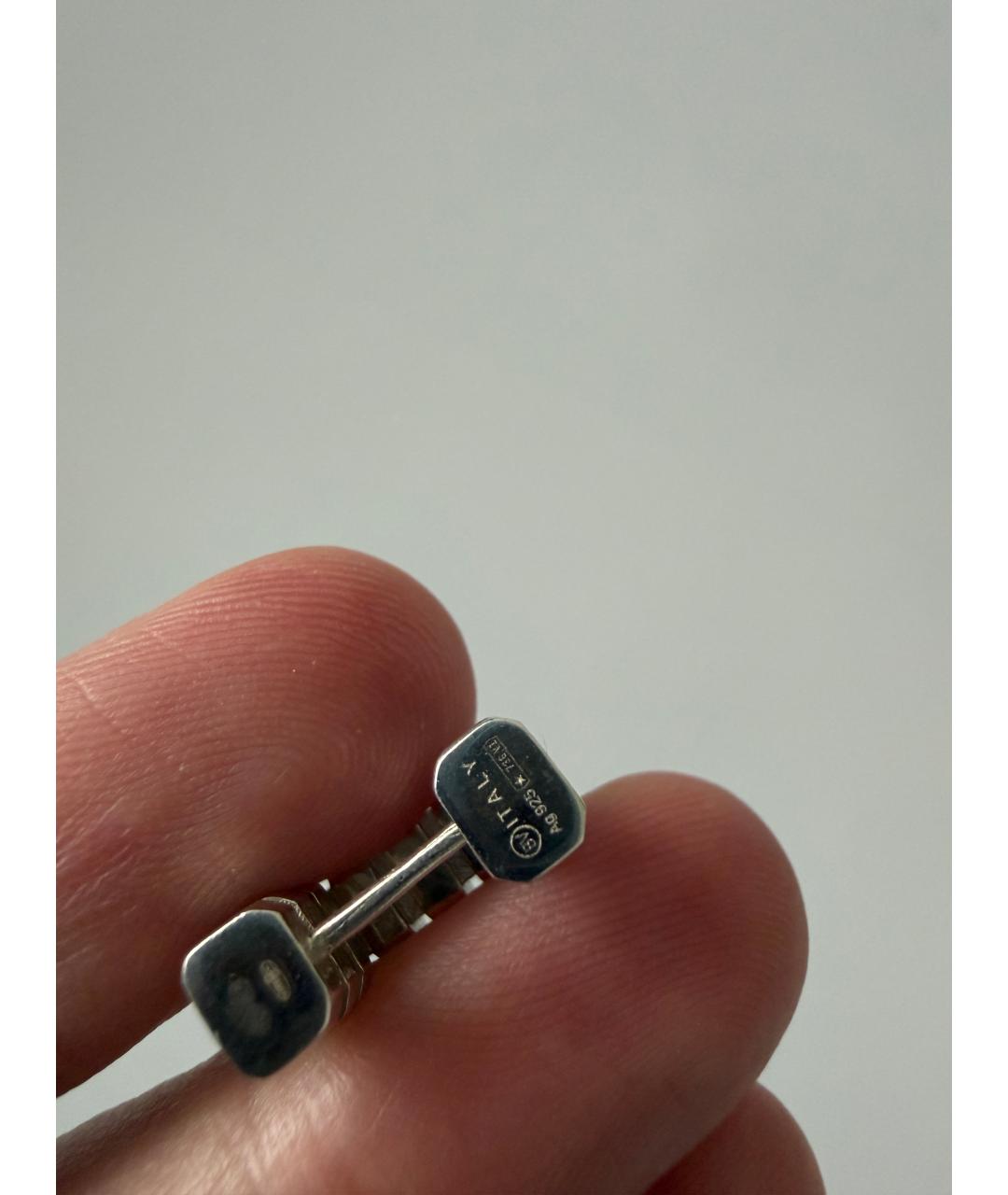 BOTTEGA VENETA Серебряные серебряные серьги, фото 3