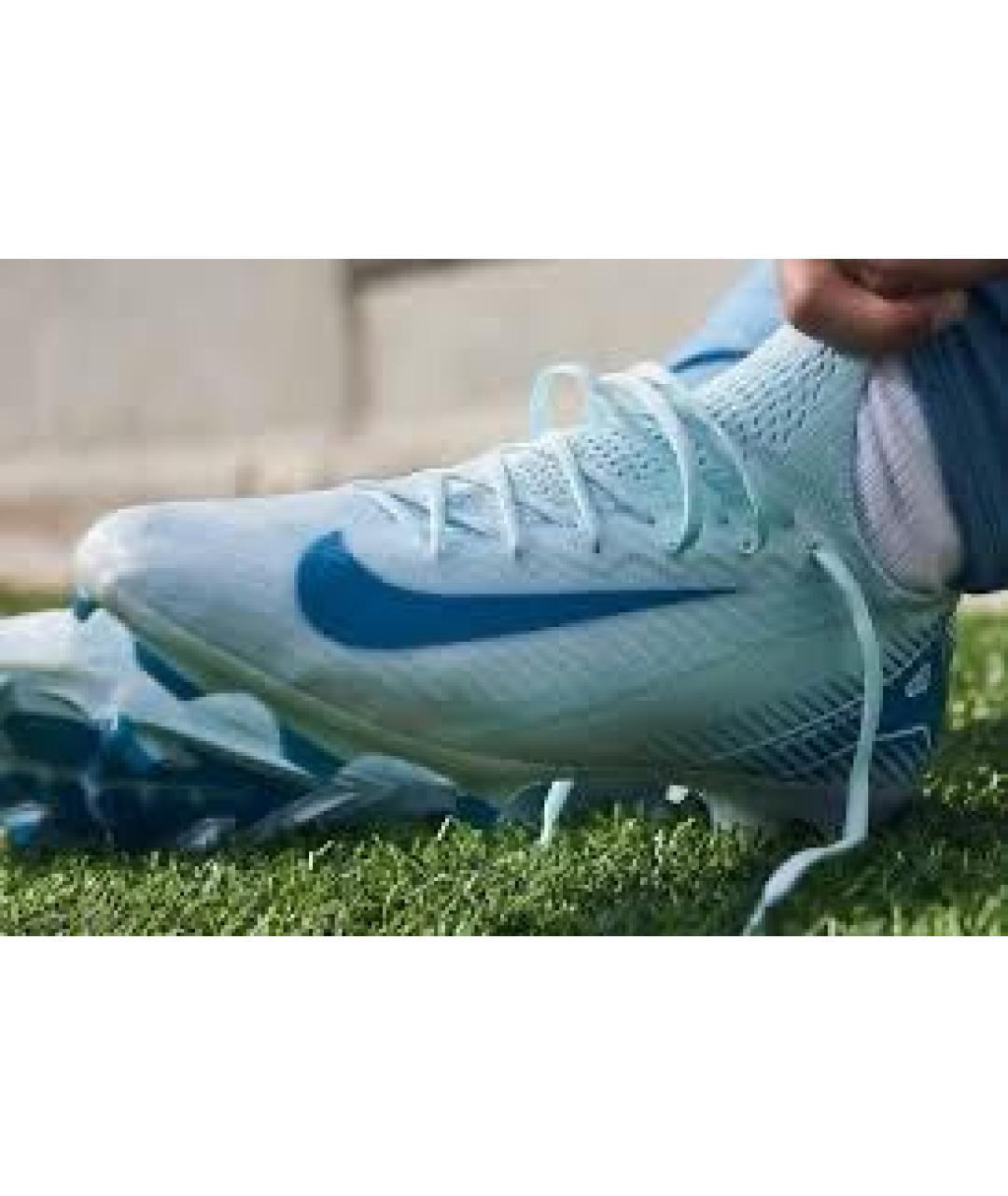 NIKE Голубые низкие кроссовки / кеды, фото 4