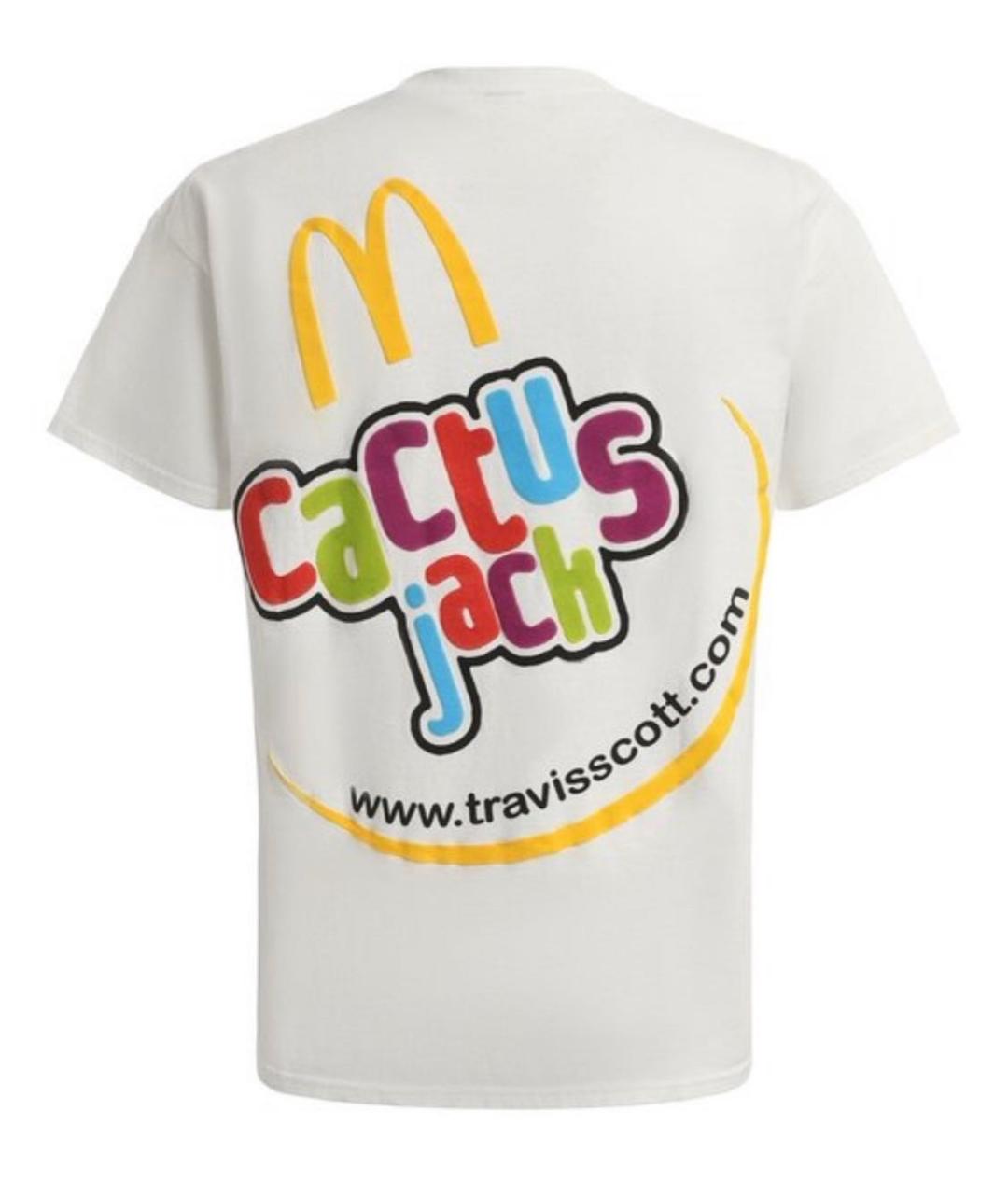 TRAVIS SCOTT Белая хлопковая футболка, фото 2