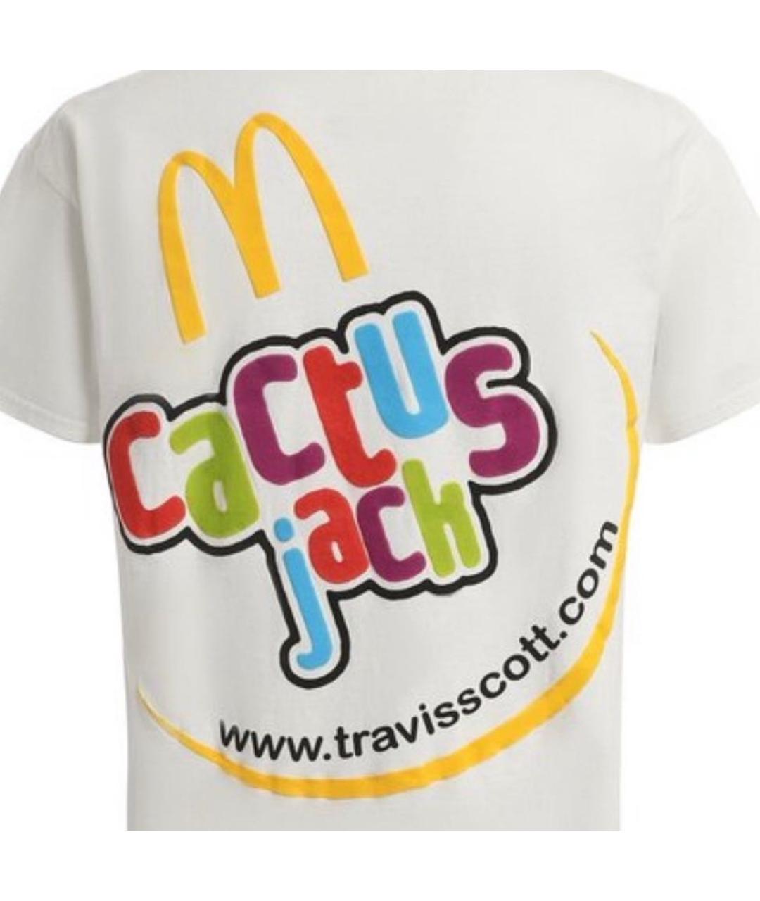 TRAVIS SCOTT Белая хлопковая футболка, фото 4